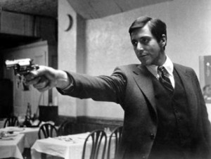 Al Pacino knocks 'em dead in "The Godfather." Before we start, we wanna be sure we've got a couple of scenes this good.