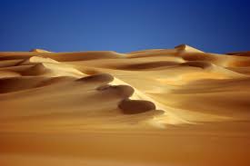 The "sand sea" of the Libyan desert