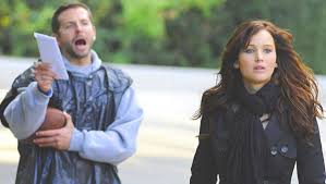 "So think about that dance thing." Bradley Cooper and Jennifer Lawrence in "Silver Linings Playbook."