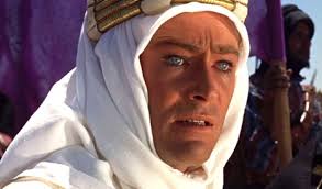 Peter O'Toole as Lawrence of Arabia
